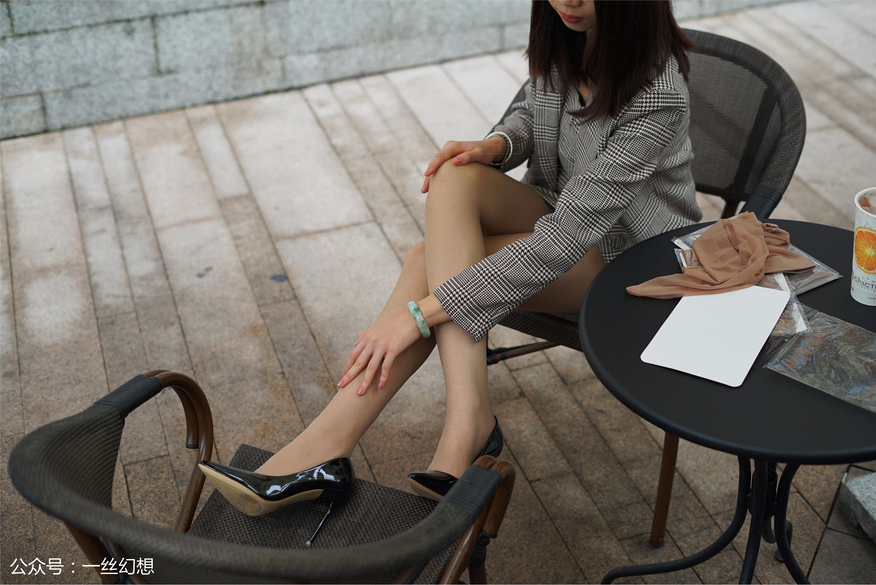 高丝女子图鉴 袜小喵×一丝幻想 NZ032 茜茜